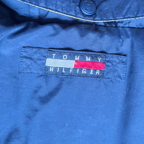 Y2K TOMMY HILFIGER PUFFER DOWN INSULATED PADDED QUILTED SKI WINTER JACKET L XL - Picture 2 of 13